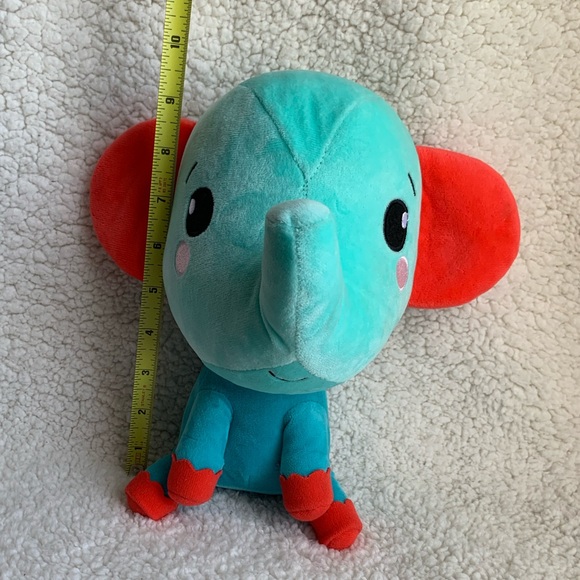 Fisher Price 9 inch Big Head Elephant Plush Stuffed Animal Toy - Picture 3 of 7